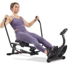Sunny Health & Fitness Smart Compact Full-Motion Rowing Machine SF-RW5639SMART