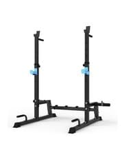 JX FITNESS Adjustable Squat Rack Barbell Stand Dip Station Home Gym Heavy Duty