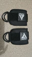 RDX Adjustable Ankle Straps For Cable Machines - 7mm Neoprene Padded