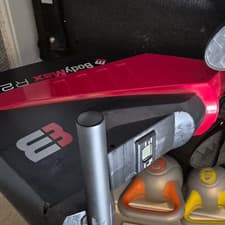 MAX R2 Hydraulic Rowing Machine LCD Display 100kg Max User Red/Black