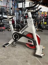 FULLY SERVICED STAR TRAC E SPENNER WITH MONITOR SPINNING BIKE